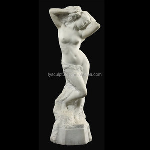<span class=keywords><strong>Escultura</strong></span> femenina de mármol blanco de chica de baile de bailarina vedada moderna hermosa - Product Image 5