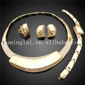 Nouveau design 18 carats. or, bijoux de mariée ensembles pour les femmes belles - Product Image 1