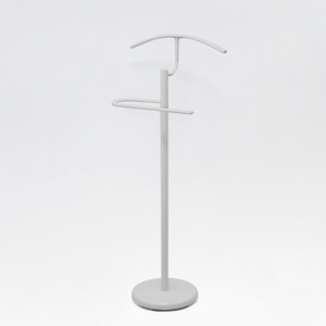 Práctico Exhibidor de Ropa de Metal y MDF en Color Natural con Diseño Elegante y Acabado Blanco para Uso Doméstico de Alta Calidad - Product Image 5