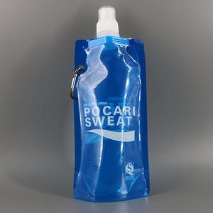Atacado Alta Qualidade Reutilizável Stand up Plastic Drinking Bags Água Bico Bolsas para Embalagem Líquida - Product Image 2