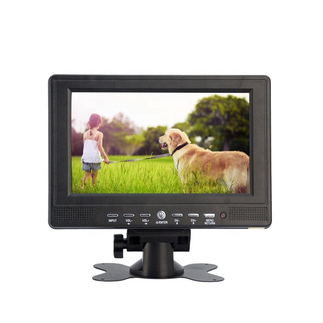 Leadstar 12V DVBT DVBS ATSC ISDB Digital Portable Mini Led Lcd Small HD TV Display Monitor for Kitchen