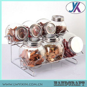 Bouteilles à épices en verre décoratives Ensemble de pots à épices en vrac - Product Image 2