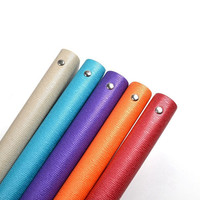 A5 Ring Binder Notebook PU Leder Hardcover Journal mit Magnet verschluss Bunte Loseblatt-Linien seiten