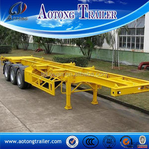 Tri - essieux largement utilisé expédition camion - conteneur remorque, Heavy duty <span class=keywords><strong>cargo</strong></span> remorque avec des prix <span class=keywords><strong>bas</strong></span> - Product Image 3