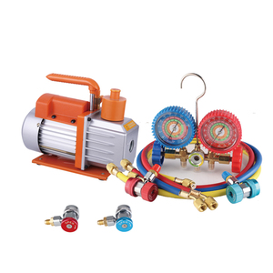 थोक OEM supplir दो चरण उच्च मात्रा एचवीएसी प्रशीतन कोरिया 220 v/60 hz 1/2hp 5cfm vacuump पंप और R410A कई गुना गेज - Product Image 2