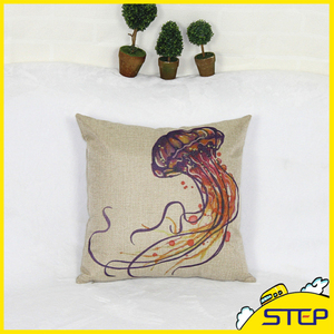 Surtidor de China Tela De Lino Patrón Pulpo Personalizado <span class=keywords><strong>Whoopee</strong></span> <span class=keywords><strong>Cushion</strong></span> Covers - Product Image 2