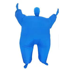 बहुरंगी Airsuits Inflatable वसा Chub सूट पशु कॉस्टयूम मजेदार झटका-अप के लिए पार्टी सजावट शुभंकर वेशभूषा वयस्कों के लिए 1pcs