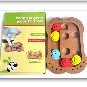 Juguete educativo de alta calidad para mascotas, juguetes de rompecabezas para perros, nueva alimentación interactiva de madera, juguetes multifuncionales para mascotas - Product Image 2
