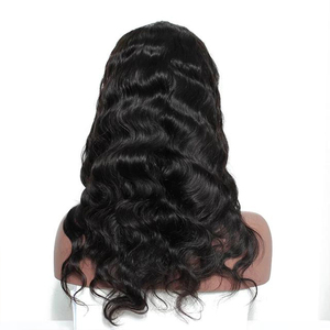 Peluca de encaje prearrancada, 180 de densidad, tejido brasileño, suelto, ondas profundas, encaje frontal, cabello virgen sin procesar - Product Image 3
