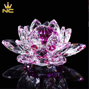 Fiore <span class=keywords><strong>di</strong></span> <span class=keywords><strong>Loto</strong></span> in Cristallo <span class=keywords><strong>di</strong></span> Lusso per Decorazione <span class=keywords><strong>di</strong></span> Matrimonio, Bomboniera e Souvenir per gli Invitati - Product Image 2