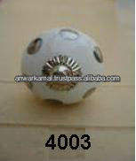 ขายร้อนโมเดิร์นลูกบิดเซรามิคสําหรับตู้ครัวหน้าอกลิ้นชักลูกบิดทรงกลมลูกบิดประตูเซรามิค - Product Image 2