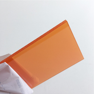 Feuille de polycarbonate solide orange 4 mm, feuille de PC - Product Image 2