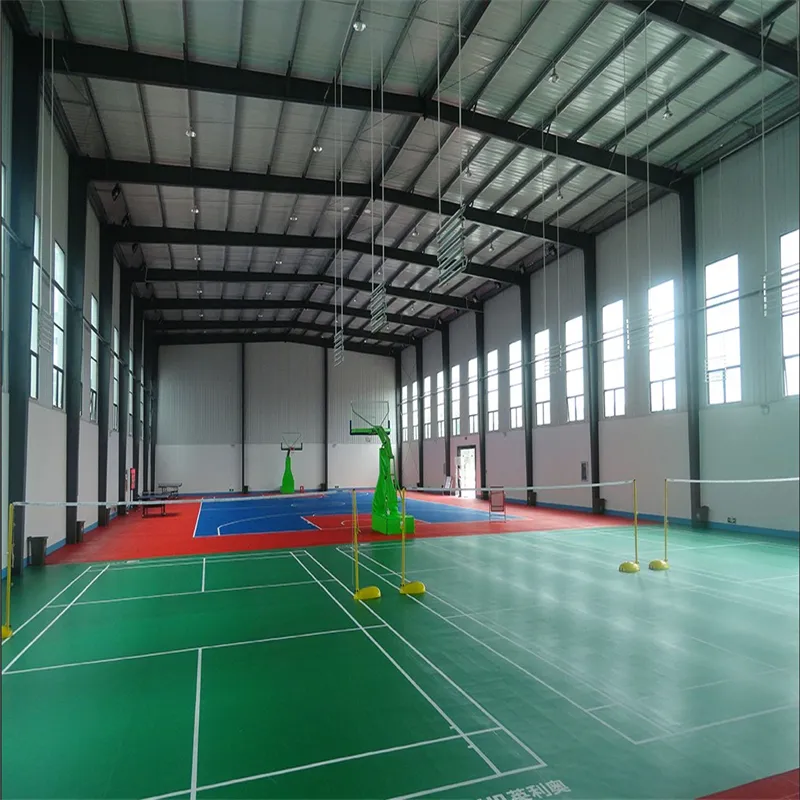 Prefabricated steel structure basketball court gymnasium sports hall construction