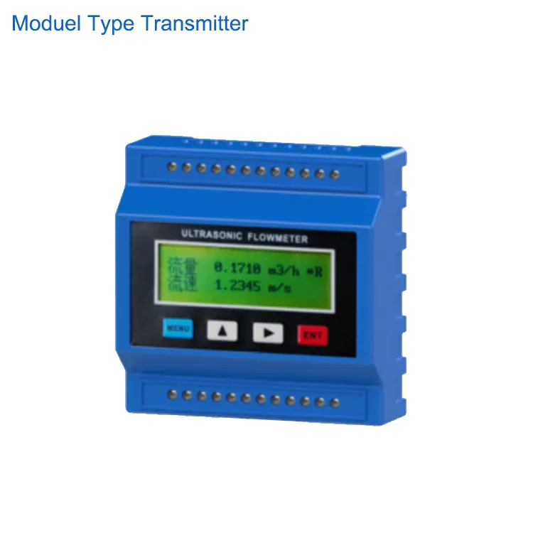 Medidor de fluxo ultrassônico digital DN15-DN6000mm, tipo módulo de diâmetro do tubo, medidor de fluxo de água, medidor ultrassônico de fluxo digital