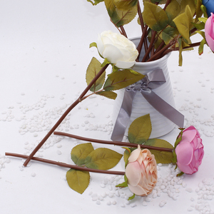 Haute Qualité Directe De Soie Artificielle Roses Fleurs Vraie Touche pour La Maison Jardin Décoration De Fête De Mariage - Product Image 5