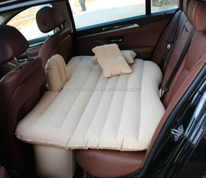 Cama de aire inflable para coche flocada de dos capas con bomba eléctrica para coche/SUV camping colchón de coche de viaje - Product Image 6