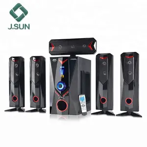 5.1 channel Home Theater Speaker Systems Subwoofer speakers fm audio with woofer