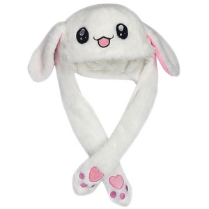 Hàn Quốc Bunny <span class=keywords><strong>Hat</strong></span> Tai Di Chuyển Sang Trọng Dễ Thương <span class=keywords><strong>Cap</strong></span> Làm Hài Hước Hats Plush Rabbit <span class=keywords><strong>Hat</strong></span> Nhà Máy - Product Image 1