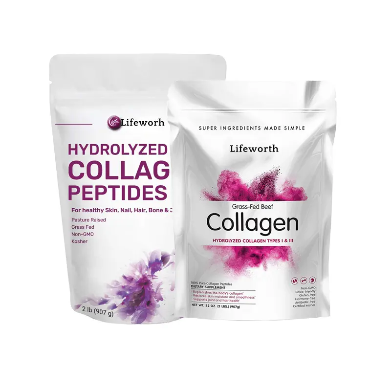 Lifeworth hydrolyzate 3000 دالتون بروتين الكولاجين الأسماك مسحوق ببتيد