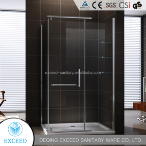 Austrilia Mercado Aleación De Aluminio Enmarcado de Pivote Ajustable Puerta de La Ducha, China Supere - Product Image 6