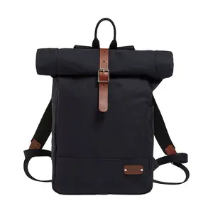 custom student canvas bagpack bag new design hiking travel laptop backpack for high school