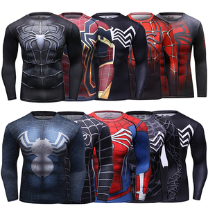 Maglia a Compressione di Alta Qualità a Maniche Lunghe Costume Rash Guard per Uomo - Product Image 1