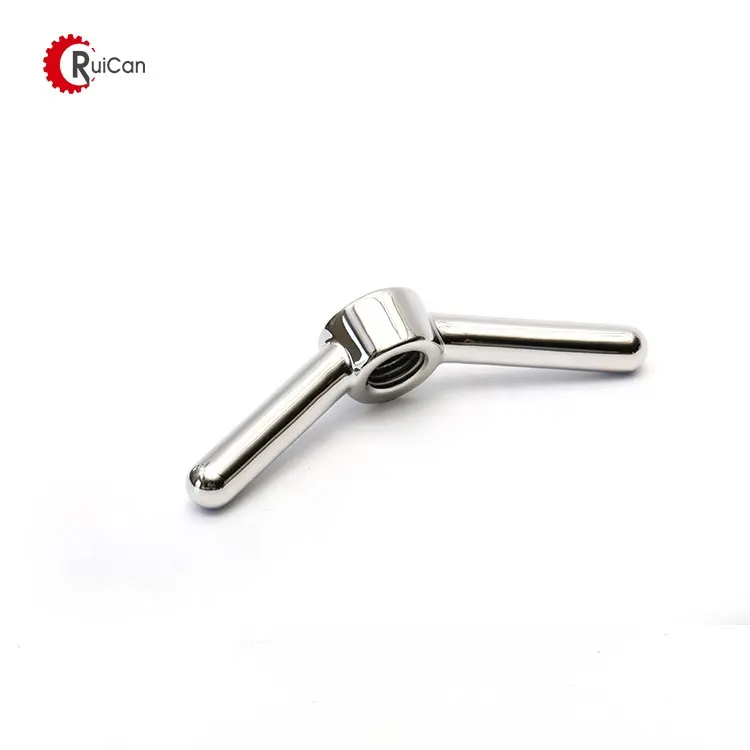 OEM customized brass furniture door handle kitchen cabinet handle stainless steel wing nuts with investment casting