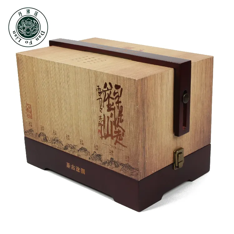 Деревянная ручка, деревянный корпус, чайная упаковочная коробка