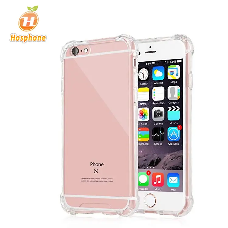 Hot Selling Shockproof Crystal Tpu Case Transparant Acryl Pc Gel Bumper Telefoonhoes Voor Iphoen Samsung