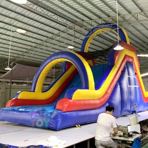 XIXI TOYS Backyard <strong>Swimming</strong> <strong>Pool</strong> Water <strong>Slide</strong>,Inflatable <strong>Pool</strong> <strong>Slide</strong> for Birthday Event - Product Image 2
