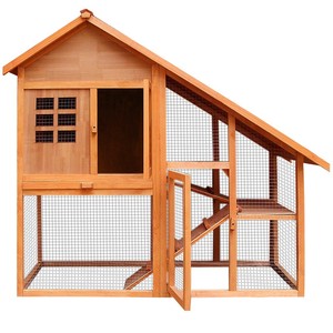 Ahşap tavuk kafesi ev evcil hayvan kafesi tavşan hayvan katmanı coop - Product Image 1