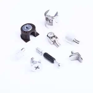 Conector de herrajes para muebles, tornillos 3 en 1