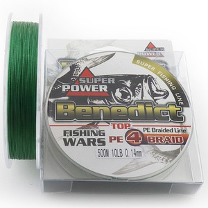 Ampia Disponibilità di Filo da Pesca Intrecciato in PE a 4 Fili Benedict di Grado Giapponese 300M, Linea Affondante e Galleggiante per Torrenti, Laghi e Fiumi - Product Image 6