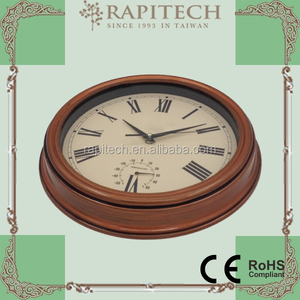 นาฬิกาเทอร์โมมิเตอร์ควอตซ์แบบอนาล็อก RAPITECH ขนาด 12 นิ้ว สีดำด้าน ผลิตจากพลาสติก สำหรับใช้ภายใน/ภายนอกอาคาร ตกแต่งบ้าน ลดราคาพิเศษ - Product Image 5