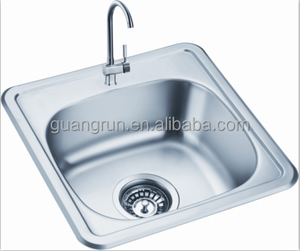 Lavabo rectangulaire en acier inoxydable pour camping-car, <span class=keywords><strong>caravane</strong></span>, yacht, bateau, train et toilettes publiques mobiles, évier de cuisine GR-Y527 - Product Image 1