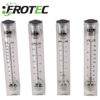 Débitmètre à tube en verre LZM-10 1-10GPM 5-35LPM, vente chaude, avec vanne/panneau, débitmètre à flotteur
