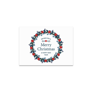 Mooie milieuvriendelijke, op maat gemaakte kerstkaarten met liefdesontwerp, papier, set van 6 met enveloppen - Product Image 2