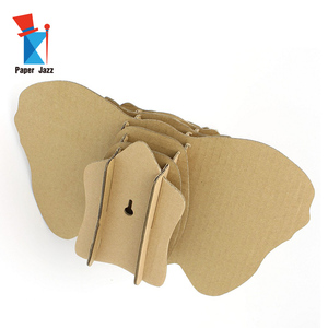 3D Đầu Voi Câu Đố Tự Làm Động Vật Đầu Các Tông Giấy Điêu Khắc Tường Trang Trí Nội Thất Săn Bắn Cúp Nai Đầu Đồ Chơi Tự Làm - Product Image 3