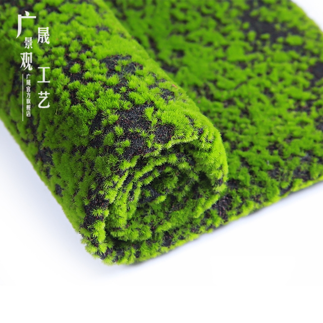 Artificial Moss Turf and Plastic Grass for Garden Wall Decoration