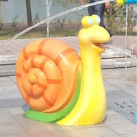 Le parc aquatique extérieur de fournisseur de la Chine glisse les jeux animaux en plastique d'eau de moulage de fibre de verre pour la piscine à vendre