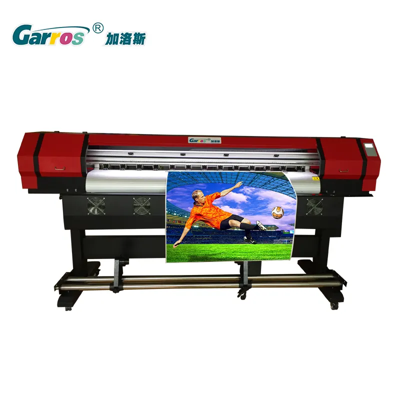 1800mm Panaflex मशीन फ्लेक्स प्रिंटिंग मशीन पर्यावरण विलायक प्रिंटर