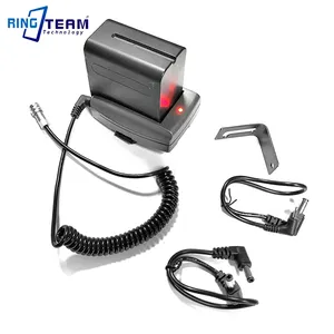 Système d'alimentation par batterie NP-F 12V CC, plaque adaptateur de montage pour les caméras Blackmagic Pocket Cinema 4K BMCC BMPCC 4K <span class=keywords><strong>BMPCC4K</strong></span> - Product Image 1