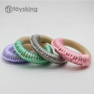 Pulsera de Peluche Natural <span class=keywords><strong>para</strong></span> la Dentición de Recién Nacidos - Juguete Sensorial Masticable <span class=keywords><strong>para</strong></span> Manos, Anillo Mordedor <span class=keywords><strong>para</strong></span> Bebés Sin BPA - Product Image 6