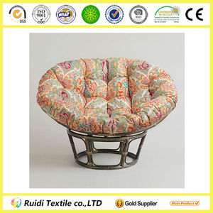 Venice Papasan <strong>Stool</strong> <strong>Round</strong> <strong>Cushion</strong> Papasan Chair <strong>Cushion</strong> - Product Image 2