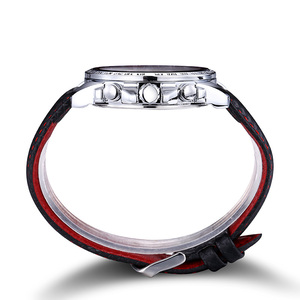 MEGIR 1010 Sport <span class=keywords><strong>orologi</strong></span> da uomo Top Brand Luxury Quartz PU Strap Clock Men Big Dial orologio maschile - Product Image 6