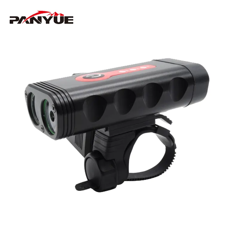 Powerful USB Rechargeable Bicycle Front Light Built-in 4400mAh rechargeable battery Bike Headlight