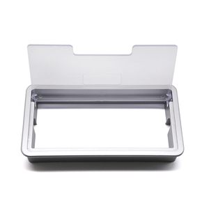 ABS Computer scrivania da ufficio cavo in plastica Grommet ferramenta accessori per mobili con tampone scatola di filo e filo di copertura - Product Image 2