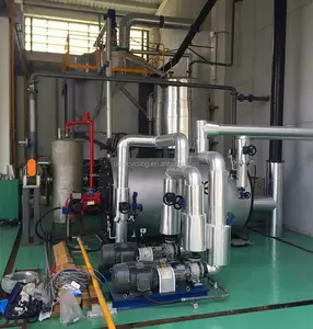 2-6 tons/day Base Oil from Used Motor Oil Refining Vacuum Plant