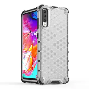 Goedkope Prijs tpu pc shockproof transparante mobiele telefoon geval Voor Samsung Galaxy A70 cover