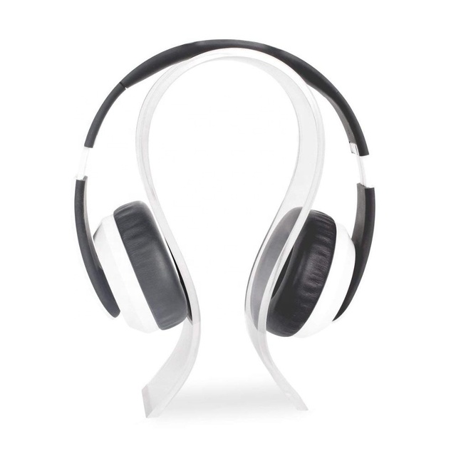 Custom Modern Acrylic Headphone Stand & Headset Hanger Holder with Display